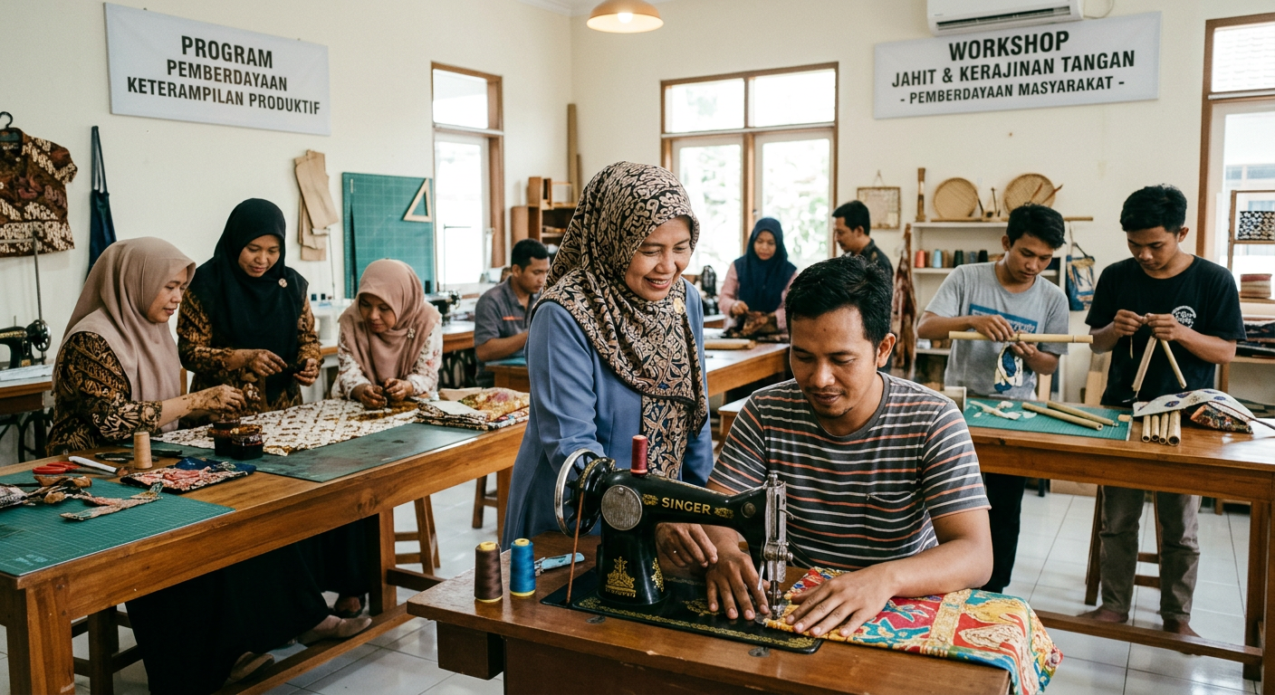 LIVESGP YALIMO Berdaya - Program pemberdayaan masyarakat dan peningkatan keterampilan produktif.